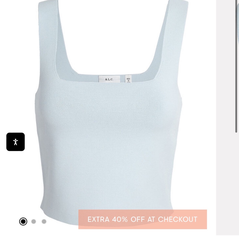 A.L.C. Victoria knit tank top
